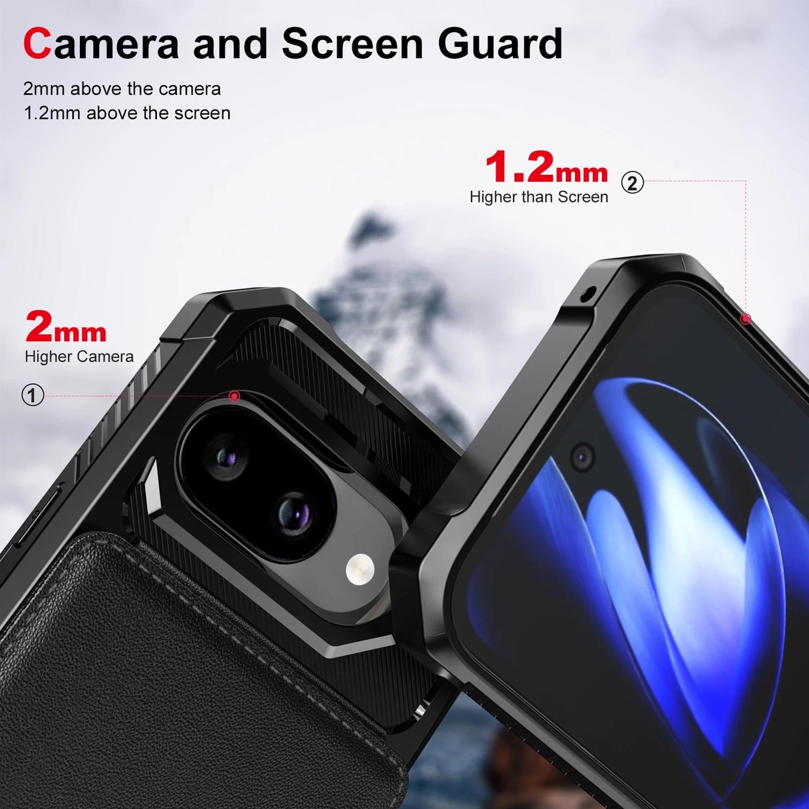 Premium Wallet Case with RFID Protection & Card Holder for Google Pixel 9a