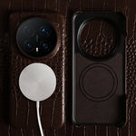 Crocodile Embossed Magnetic Case for Honor Magic8 Series