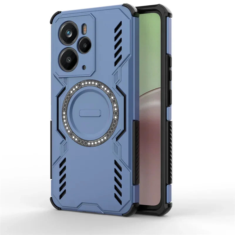 Shockproof Heat Dissipation Magnetic Case for Realme 14
