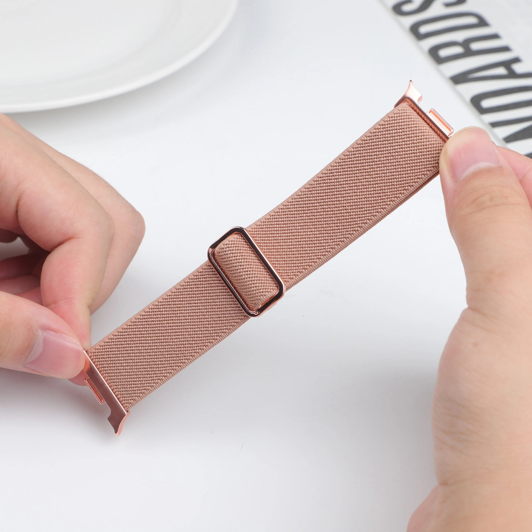Comfortable Nylon Scrunchie Watch Band for Samsung Galaxy Watch 8 & Galaxy Watch 8 Classic