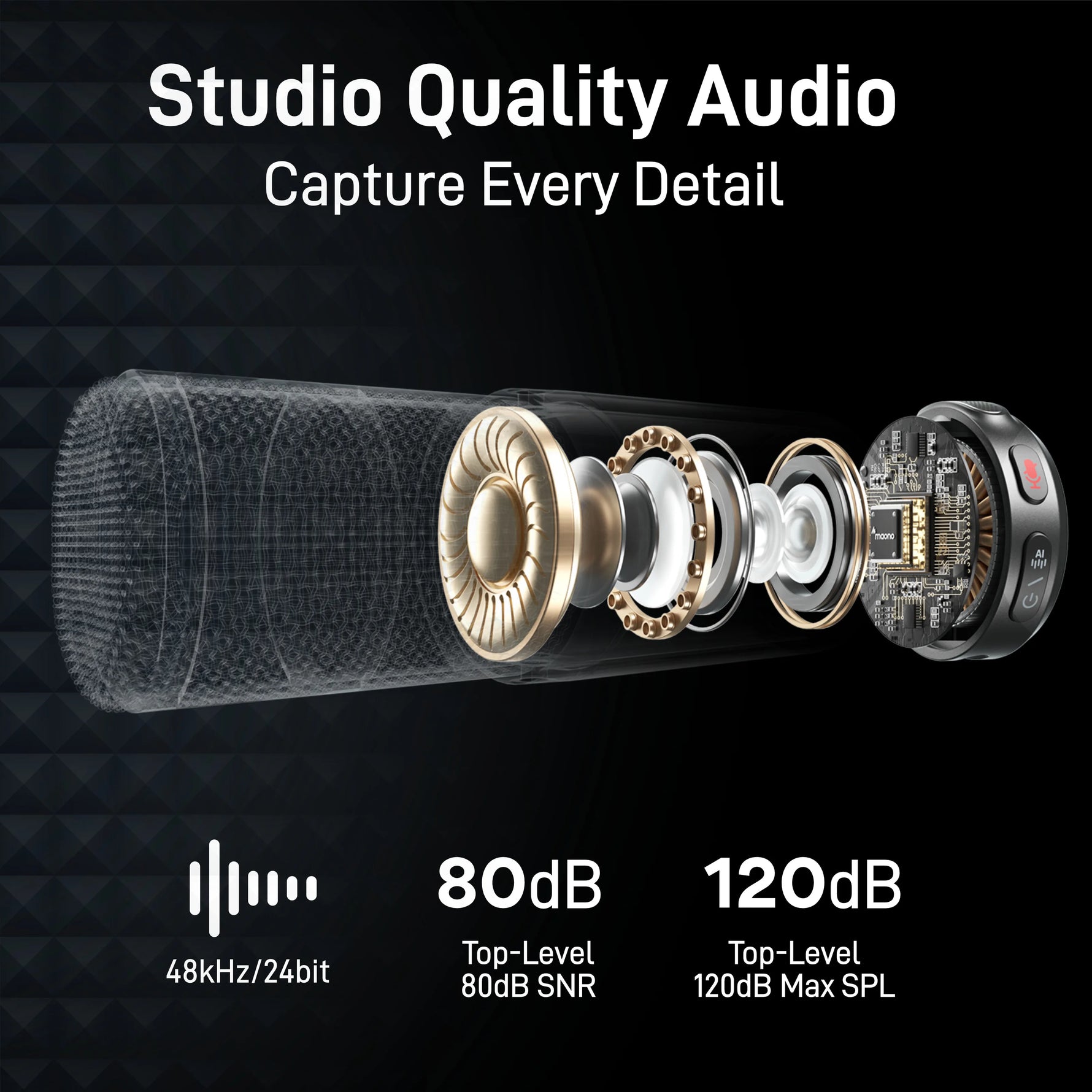 Maono Wave T5 Mini Wireless Lapel Microphone