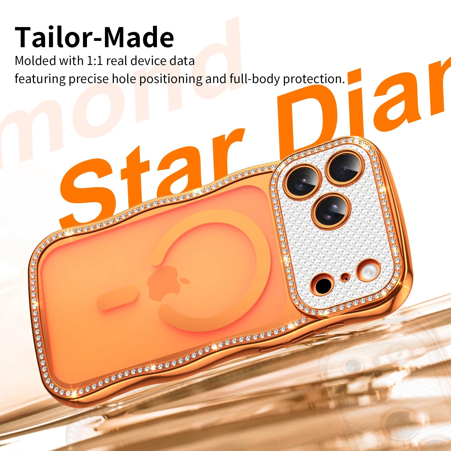 Luxury Star Diamond MagSafe Case for iPhone 17 Series