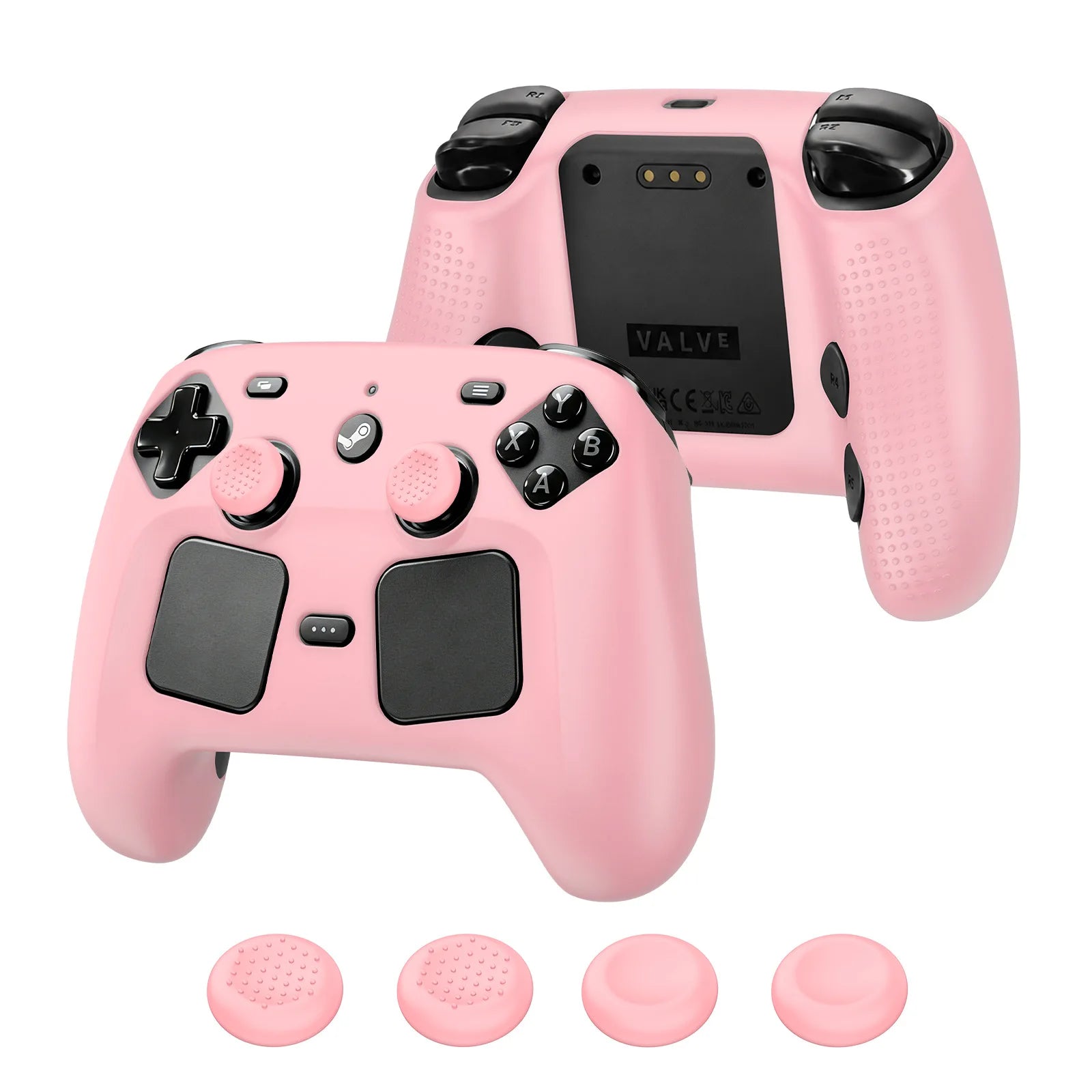 Silicone Controller Cover with Thumb Grips for Steam Controller 2