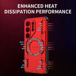 PC+TPU Shockproof Magnetic Case for Samsung Galaxy S26 Series