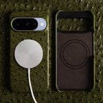 Ostrich Embossed Magnetic Case for Google Pixel 9 Series