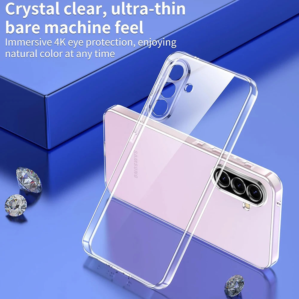 Crystal Clear Ultra-Thin TPU Case with Raised Edges for Samsung Galaxy A57