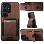 Lychee Grain Leather Case with Magnetic Closure for Samsung Galaxy S26 Ultra