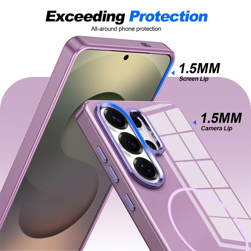 Shockproof Hard PC Magnetic Case for Samsung Galaxy S26 Series