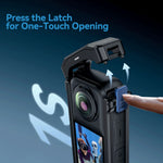 TELESIN Protective Aluminium Alloy Frame Case for Insta360 X4