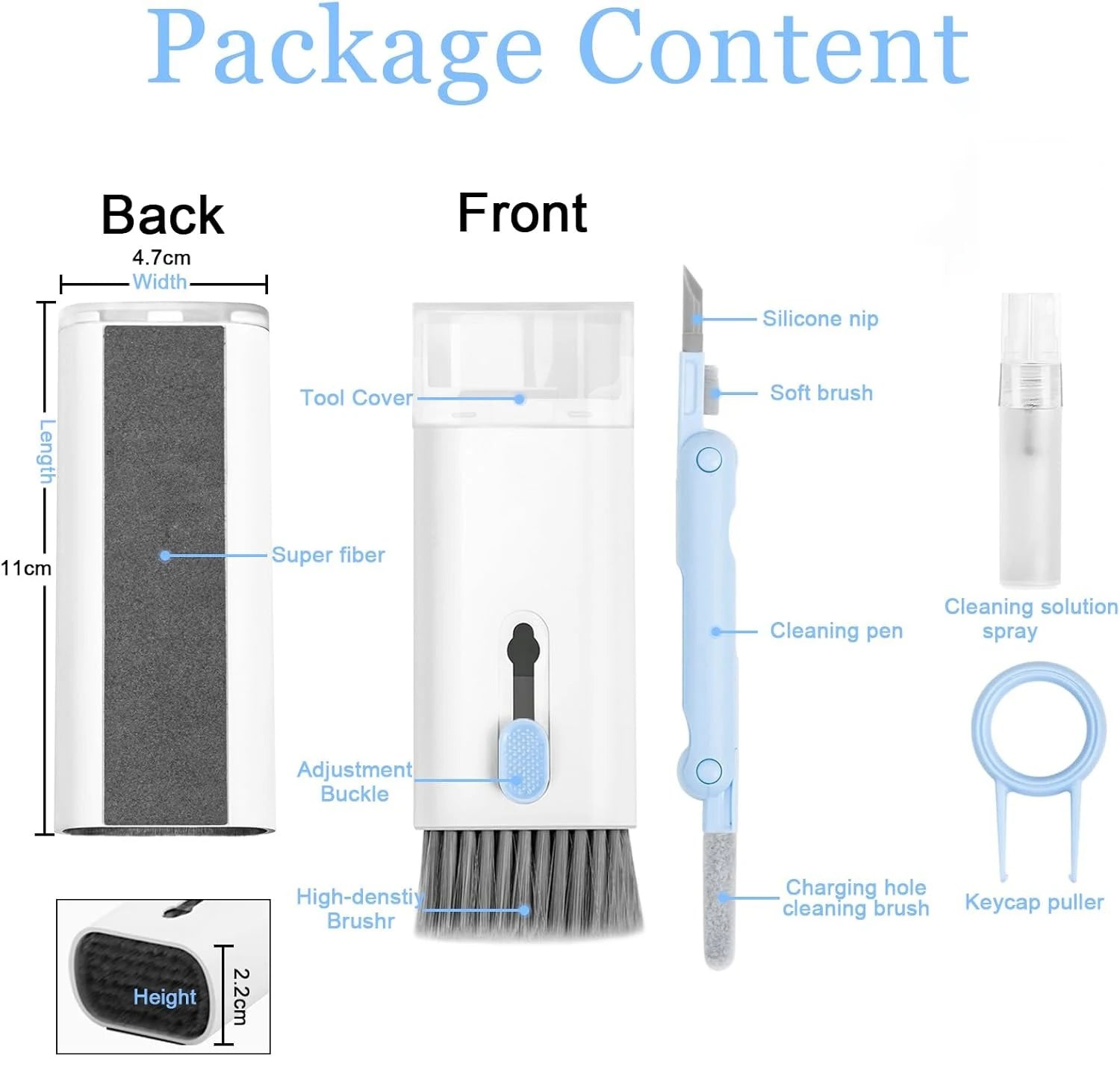 7-in-1 Professional Electronic Device Cleaning Kit