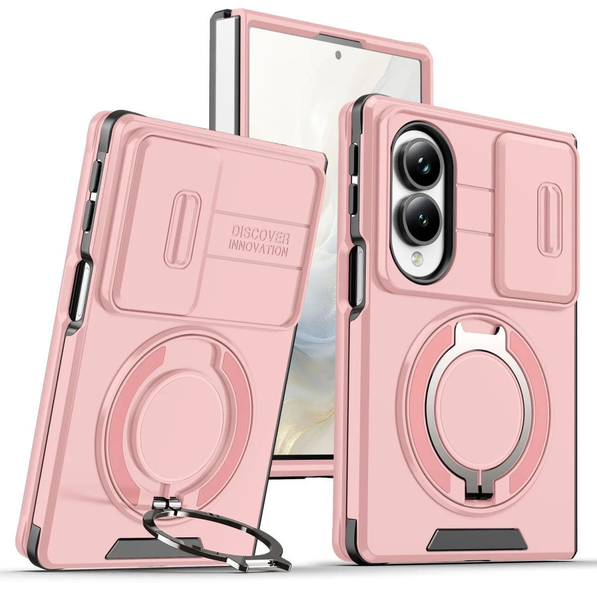 Protective Case with Rotating Magnetic Ring for Samsung Galaxy Z Fold 8