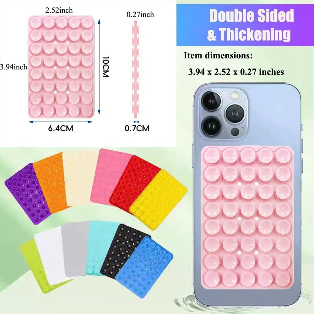 3-Pack Double-Sided Suction Cup Phone Holder