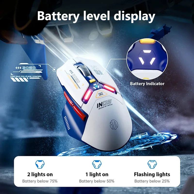 Inphic IN9 Bluetooth Rechargeable Gaming Mouse