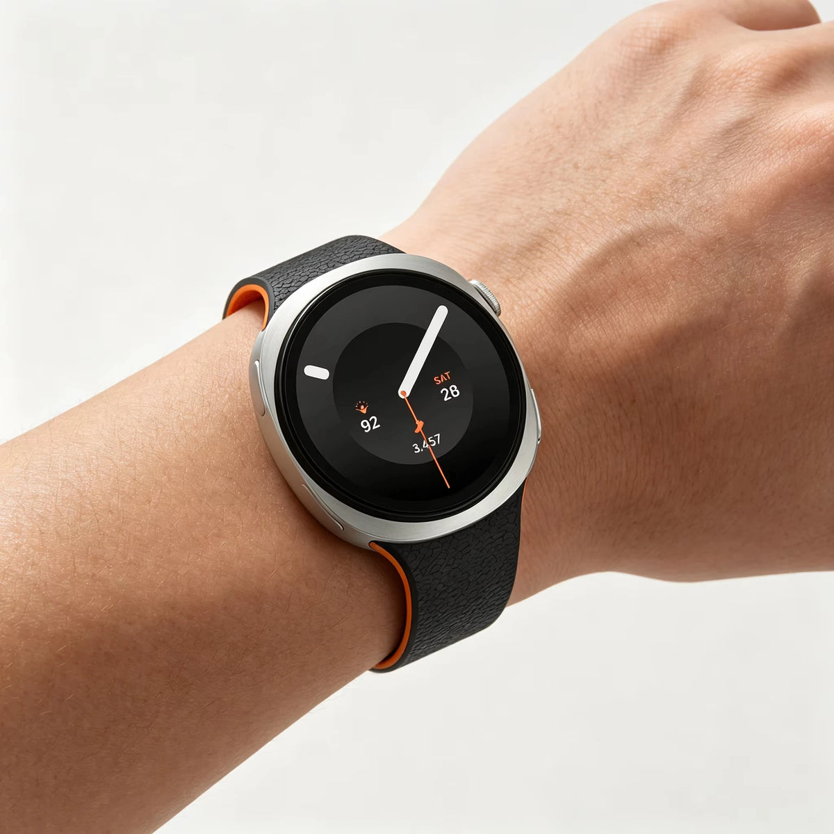 Textured Sport Silicone Watch Band with Magnetic Clasp for Samsung Galaxy Watch 9
