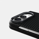 Fiber Texture Matte MagSafe Case with Shockproof Protection for iPhone Duo