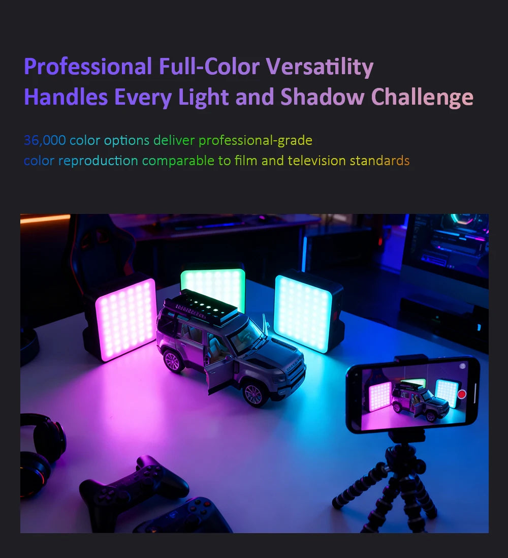 LUXCEO P20 RGB LED Light