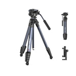 Camera tripod with additional attachments on a white background, featuring Ulanzi branding.