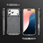 Armor Shockproof MagSafe Case with TPU Frame & Translucent Acrylic Back for iPhone 17 Series
