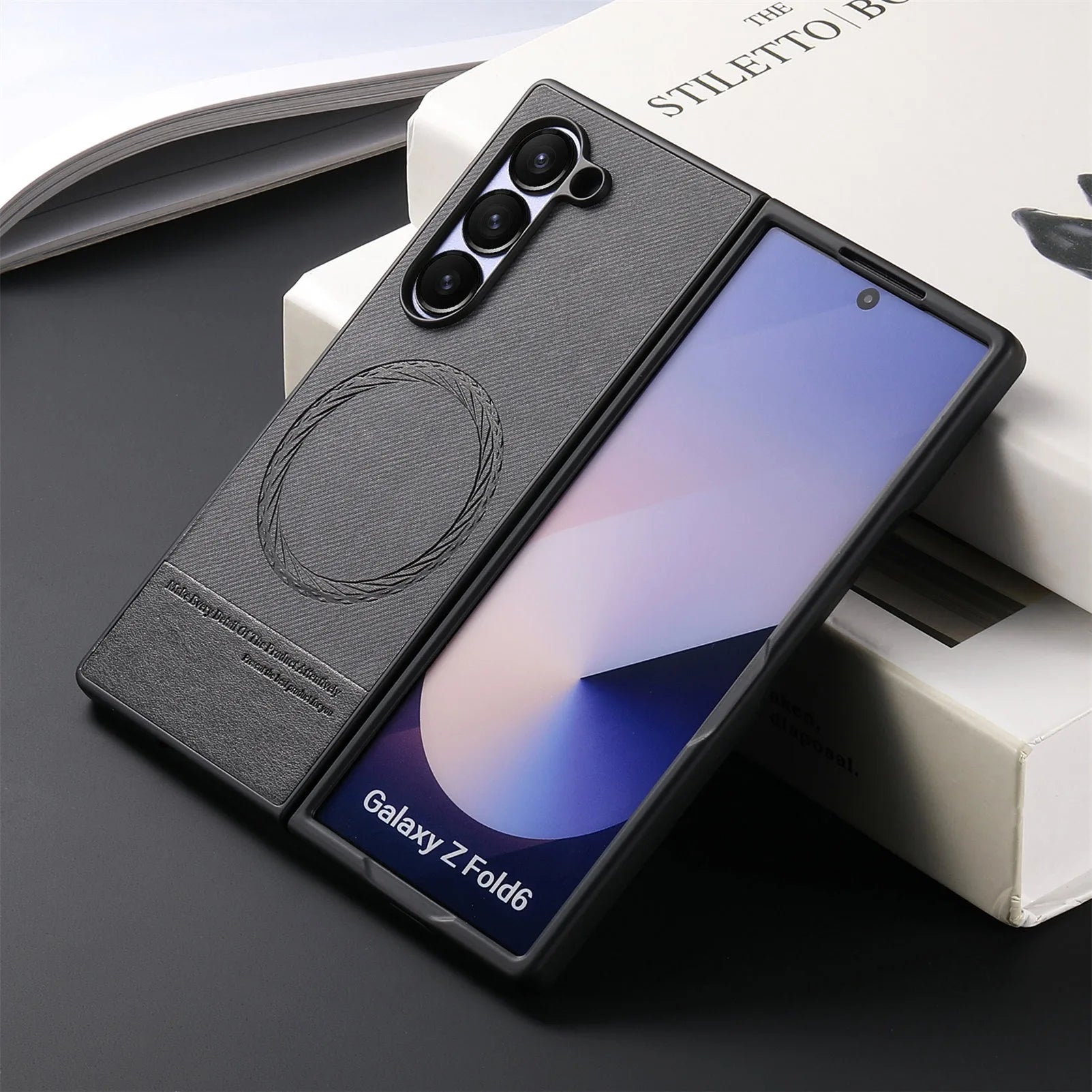 Premium Magnetic Leather Case for Samsung Galaxy Z Fold 6