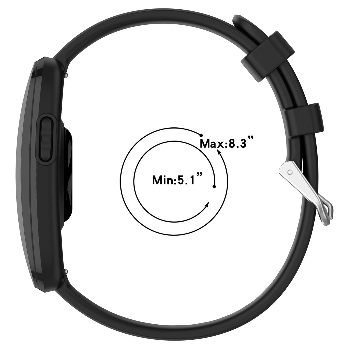 Perforated Silicone Replacement Band for Garmin CIRQA
