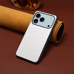 Premium Alligator Pattern Leather Protective Case for iPhone 17 Series