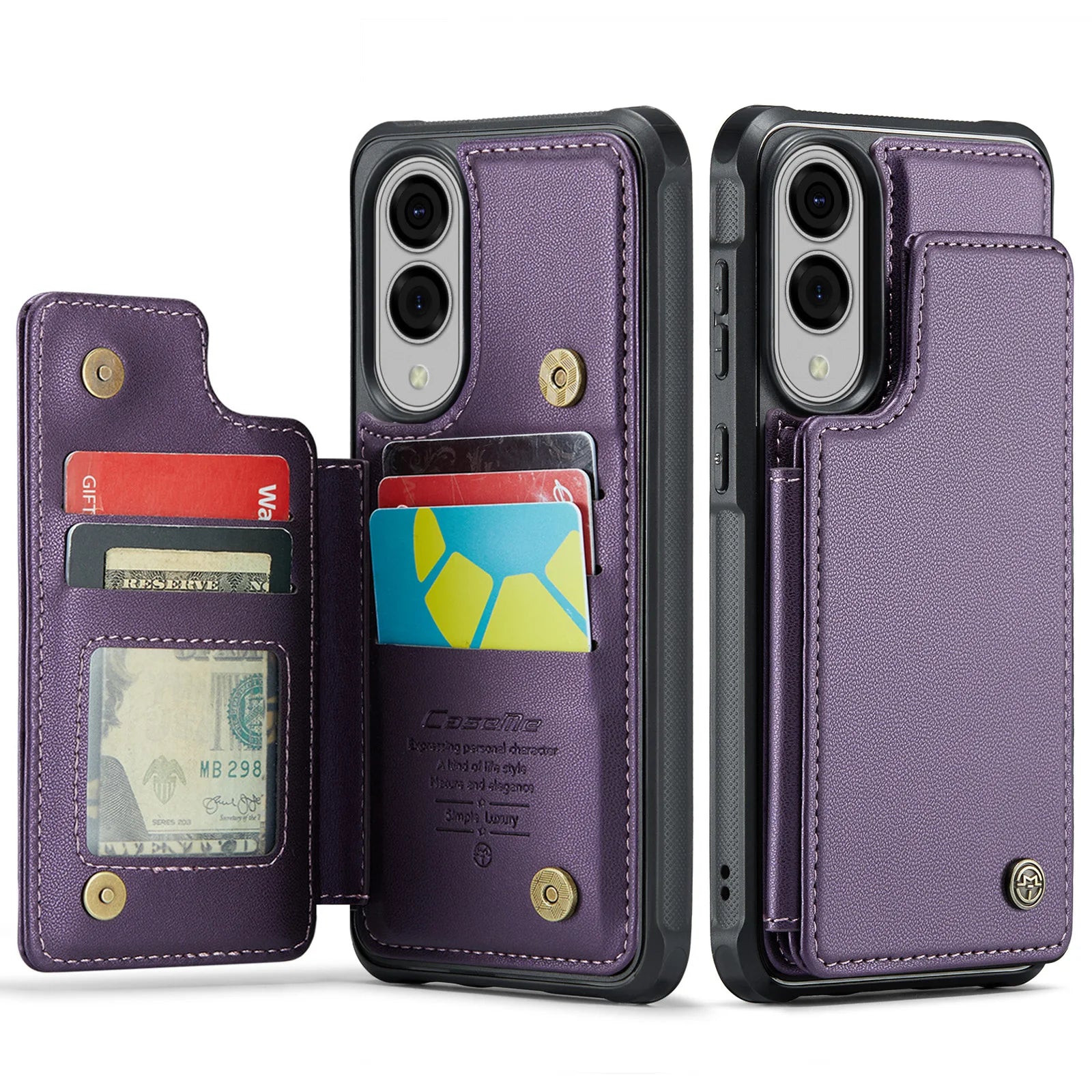 Samsung Galaxy S25 Edge Leather Wallet Case