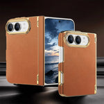Shockproof Hinge-Reinforced Foldable Case with Lens Protection for iPhone Duo