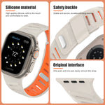 Silicone Slanted Buckle Sport Band for Apple Watch