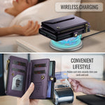 Leather Crossbody Wallet Case with Shoulder Strap for Samsung Galaxy Z Fold 8
