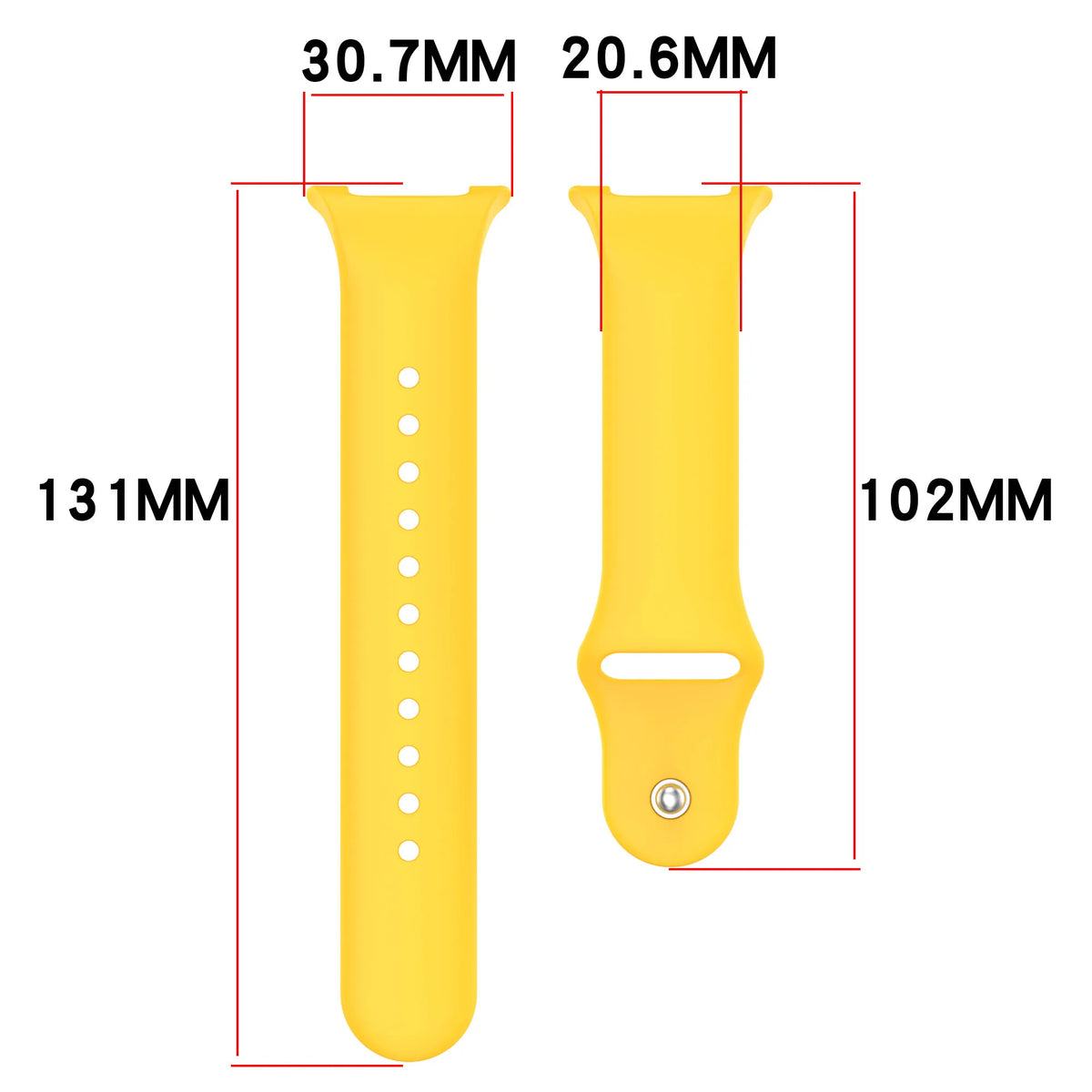 Silicone No-Gaps Sports Watch Strap for Samsung Galaxy Watch 8 & Galaxy Watch 8 Classic