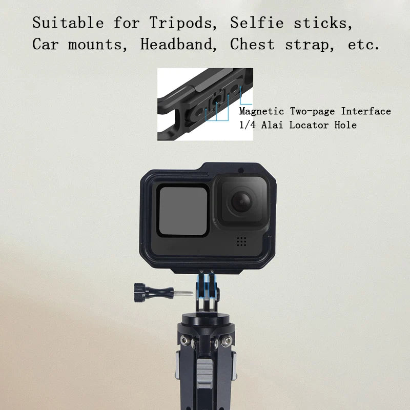 Premium Aluminum Housing Case for GoPro Hero Cameras