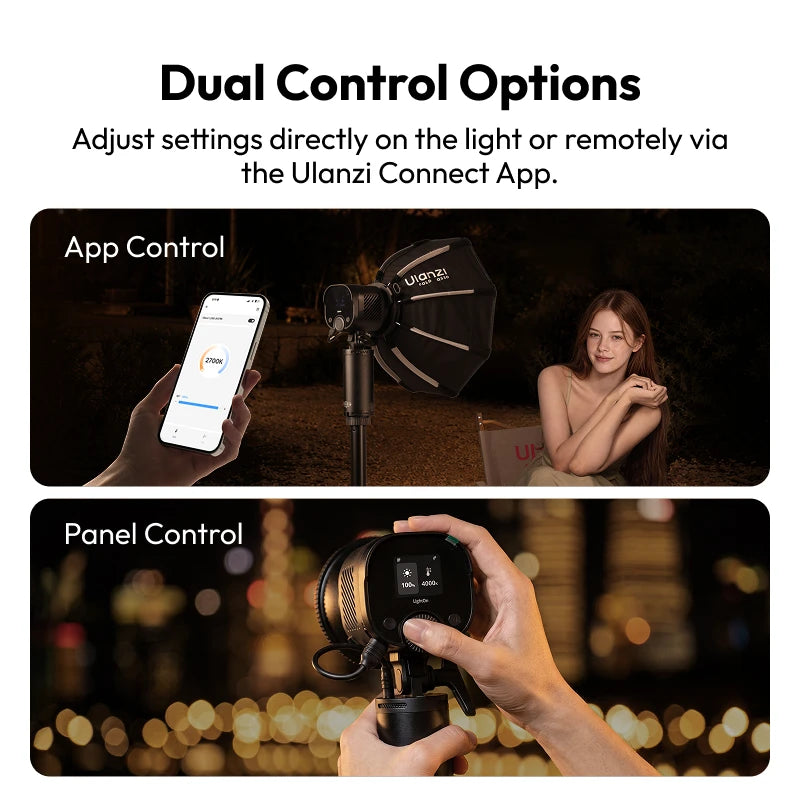 Ulanzi LC60 2-in-1 Video Light Flash