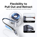 UGREEN 45W GaN Fast Charger with Retractable Cable