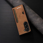 Samsung Galaxy Z Fold 5 Retro Leather Case