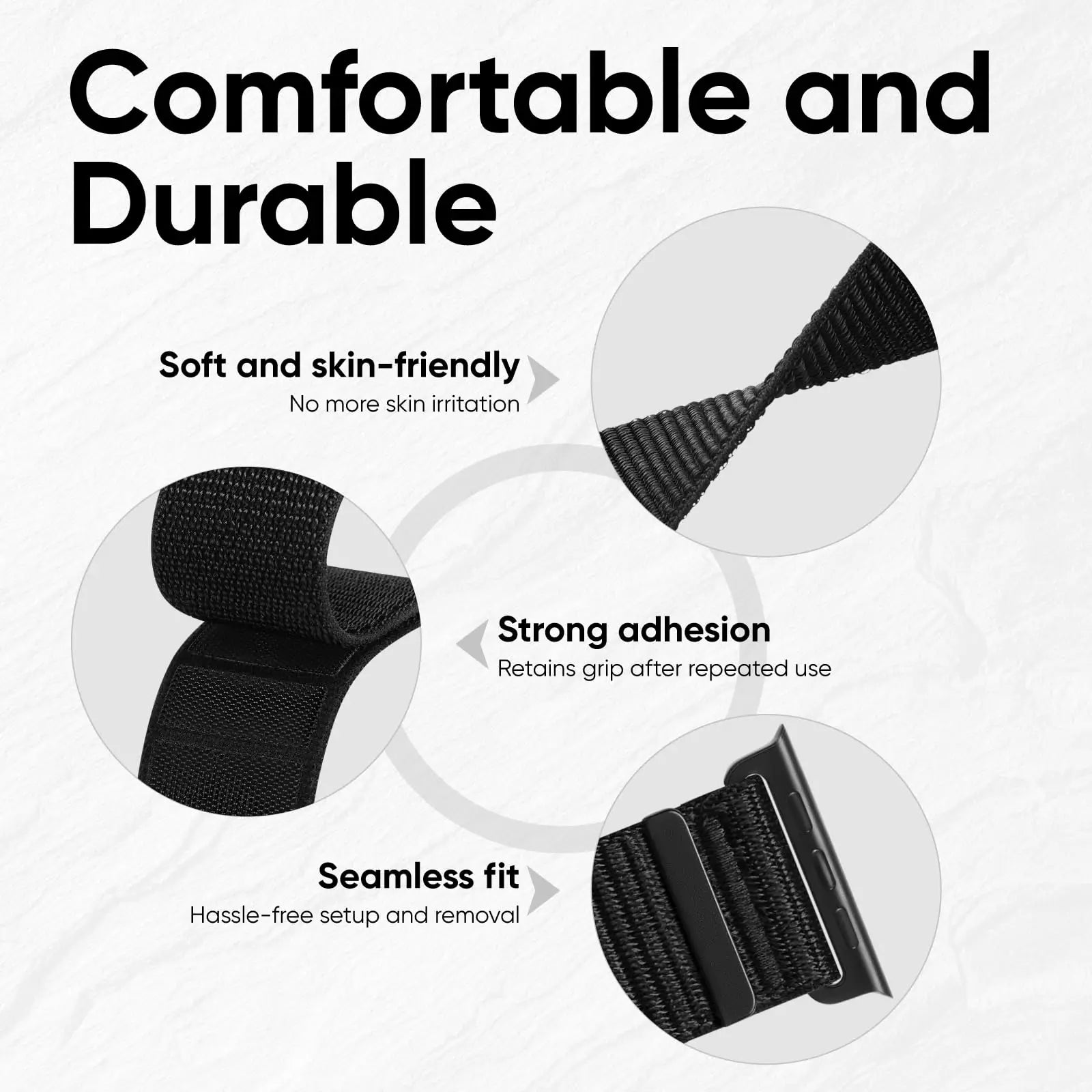 Adjustable Nylon Armband/Ankle Band for Apple Watch