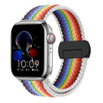 Stretchable Braided Solo Loop with Magnetic Closure for Apple Watch