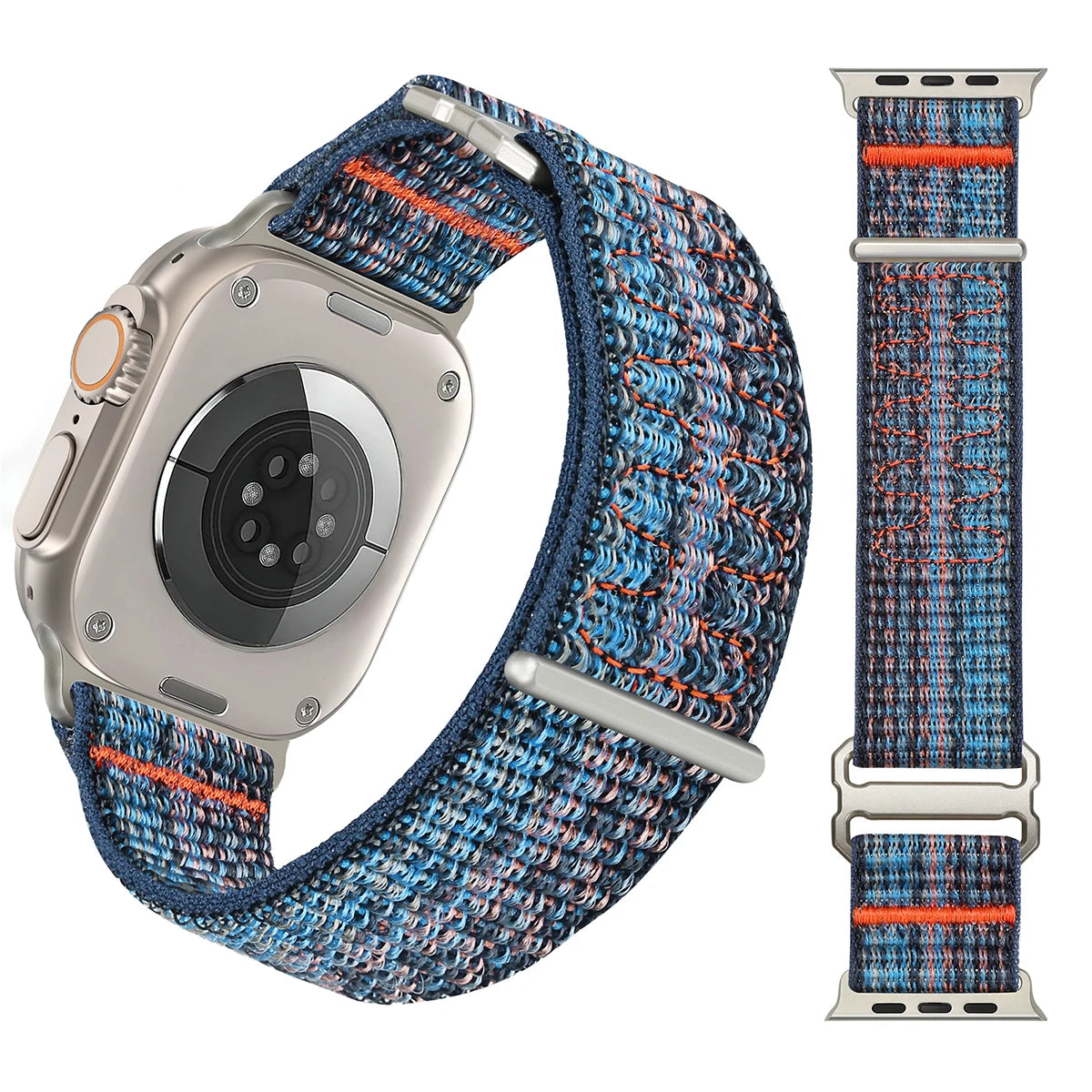 Nylon Trail Loop Strap with Metal Quick-Release Connectors for Apple Watch