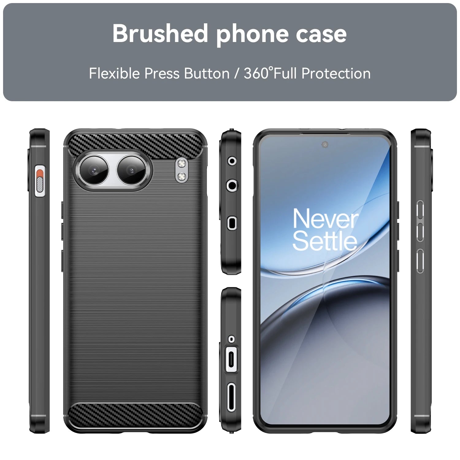 Shockproof Soft Silicone Protective Bumper Case for OnePlus Nord 4 – Ultimate Cushioning & Grip