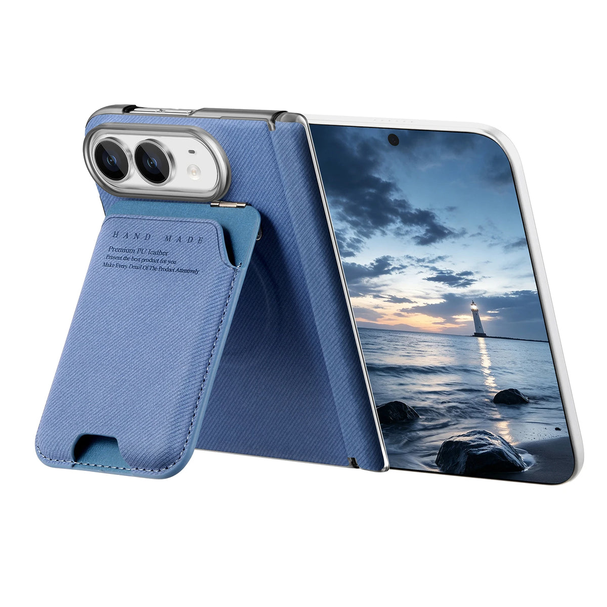 Card Holder Case with Multi-Angle Stand for iPhone Duo