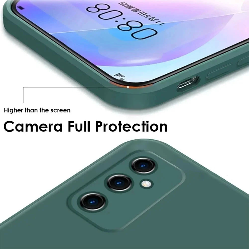 Shockproof Liquid Silicone Case for Samsung Galaxy A55