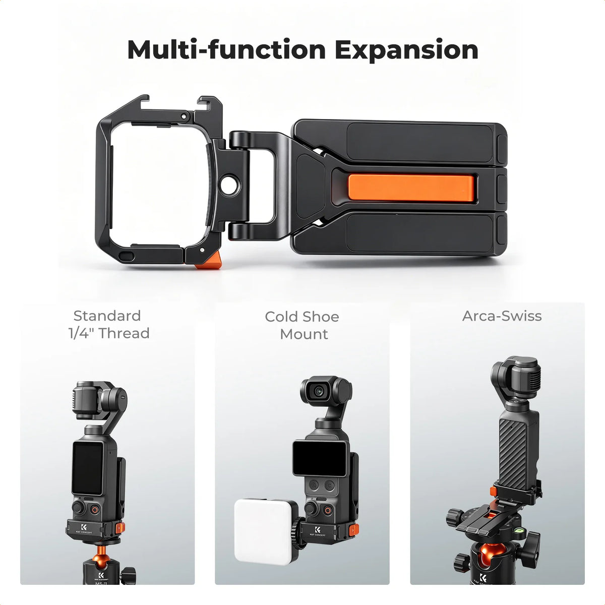 K&F Concept PP63 Magnetic Expansion Frame For DJI Osmo Pocket 4