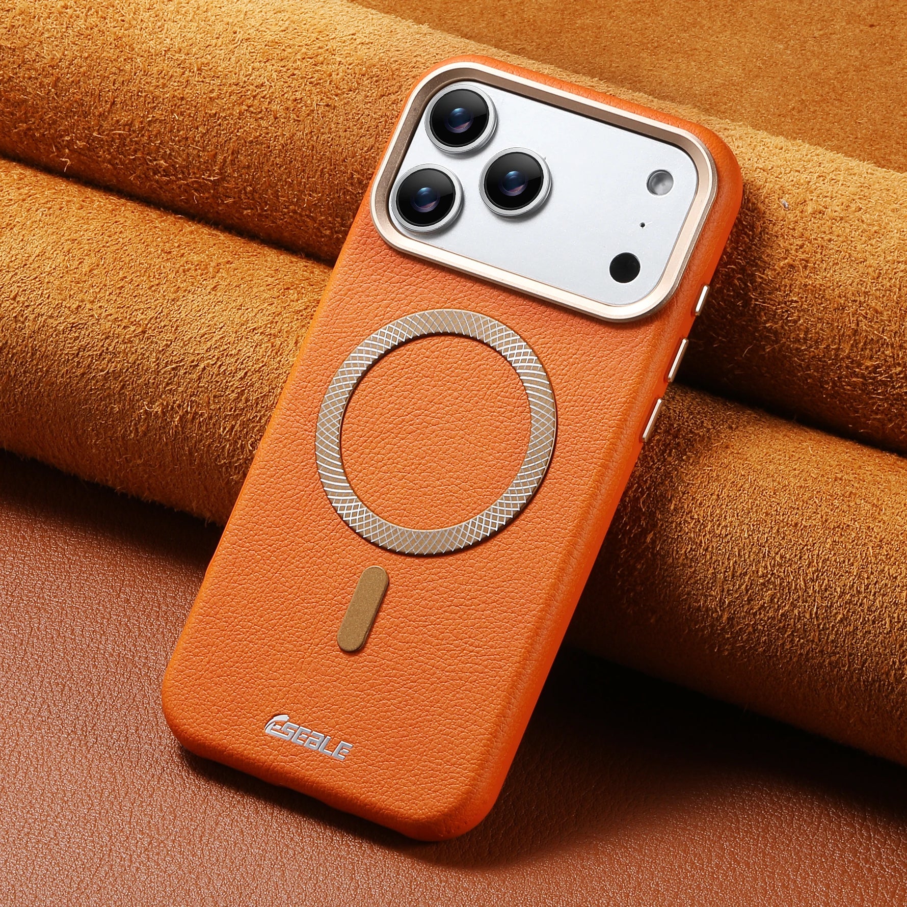 Shockproof Business Leather MagSafe Case for iPhone 15 Series