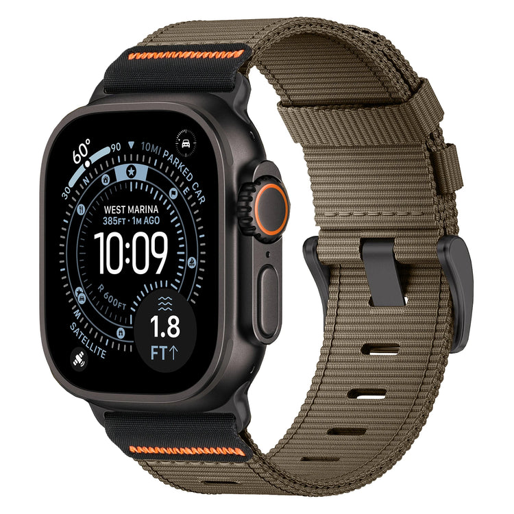 Rugged Woven Nylon Band with Pin Buckle for Apple Watch