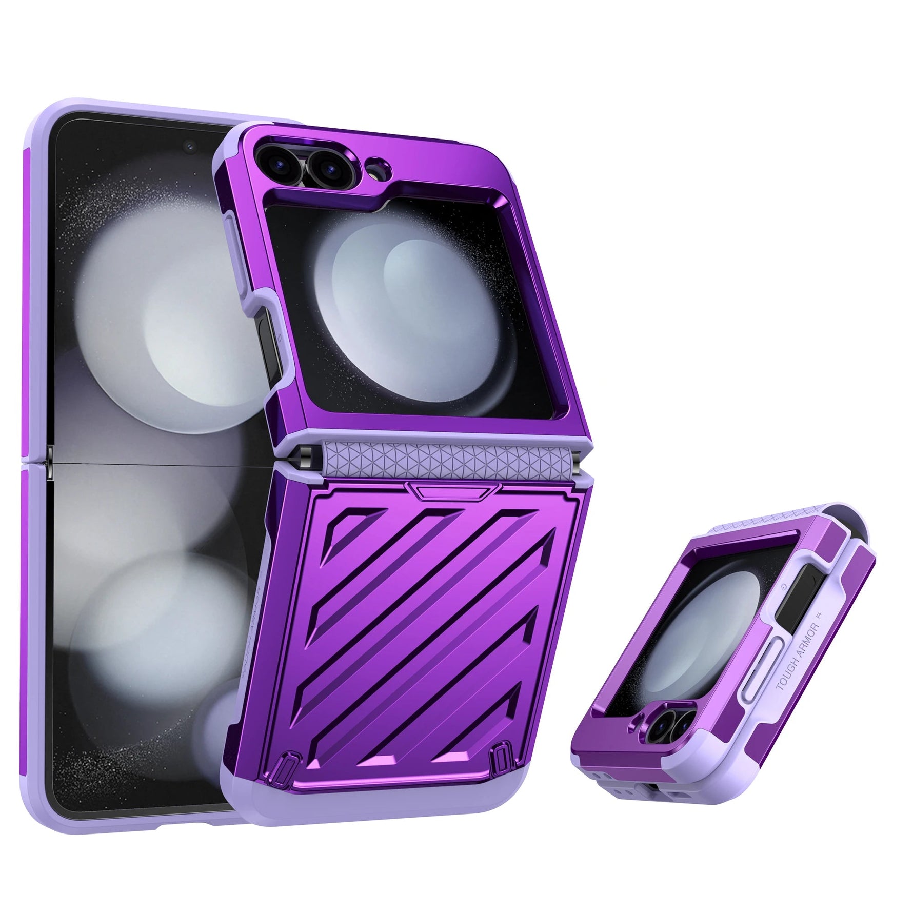 Premium Electroplated Hinge Protective Case for Samsung Galaxy Z Flip 6