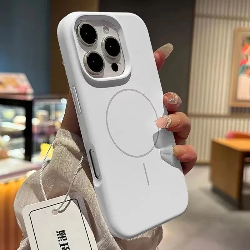 Soft Liquid Silicone MagSafe-Compatible Case for iPhone 16 Series