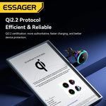 Essager Qi 25W Car Charger & Magnetic Phone Holder