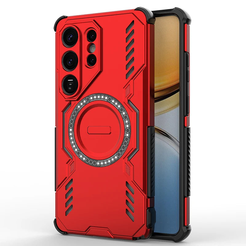 PC+TPU Shockproof Magnetic Case for Samsung Galaxy S26 Series