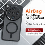OPPO Find X9 Ultra Anti-Fingerprint Magnetic Shockproof Translucent Case