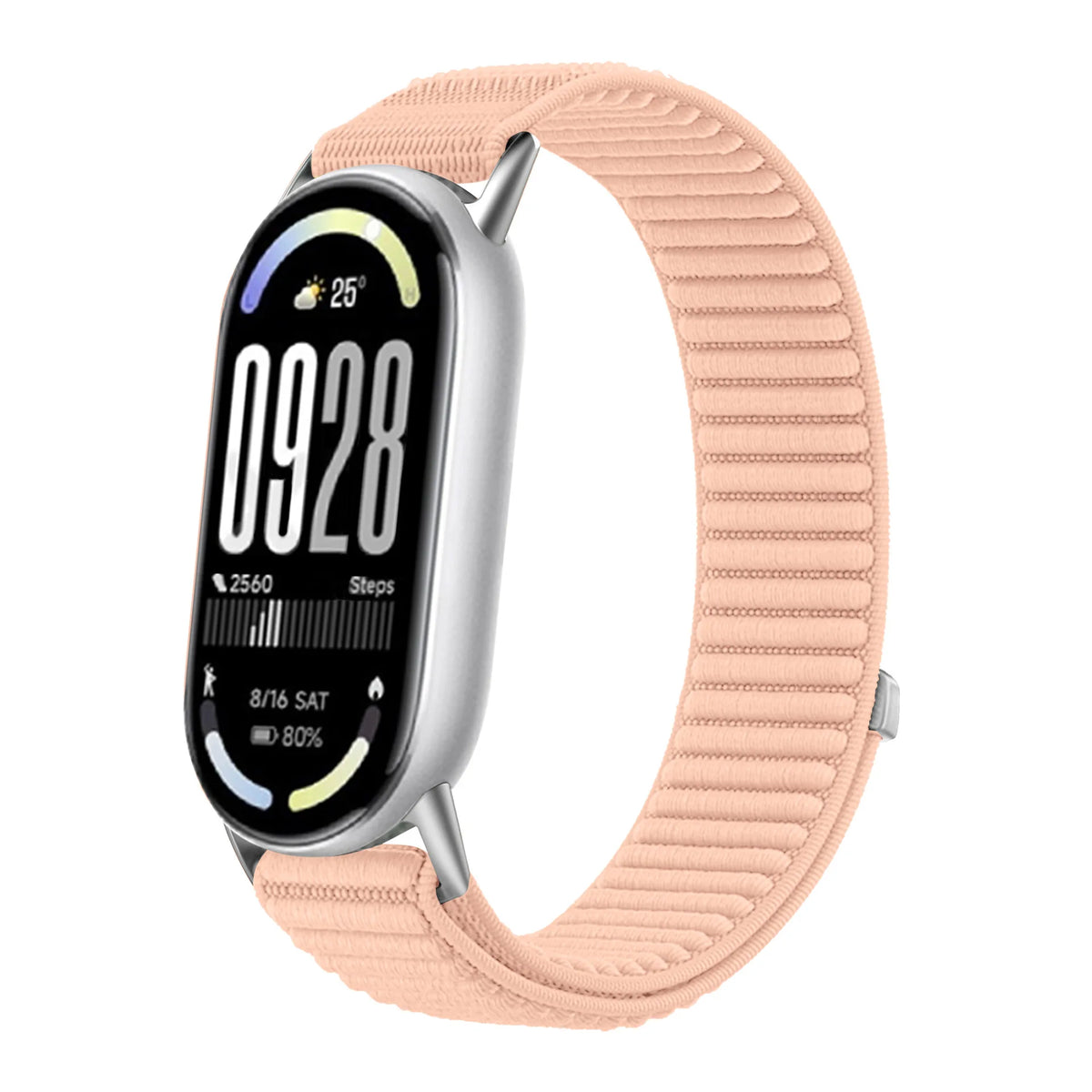 Nylon Breathable Wristband Strap with Hook-and-Loop Closure for Xiaomi Smart Band 11