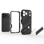 iPhone 17 Series Punk Style Bumper Shield Protective Case with Holder